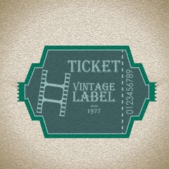 Poster - vintage label