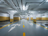 Fototapeta  - parking garage underground parking
