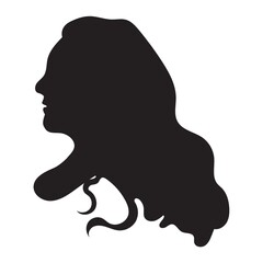 Poster - silhouette of a woman