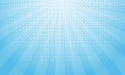 Wall Mural - blue ray burst dot style background vector design