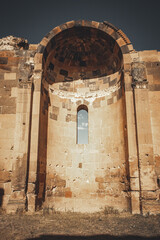 Wall Mural - old church in the city in Armenia