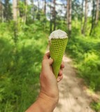 Fototapeta Dmuchawce - ice cream cone