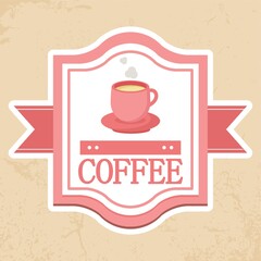 Sticker - coffee label