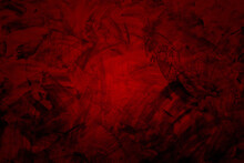 Horizontal Red And Grunge Wallpaper Of Cement Background