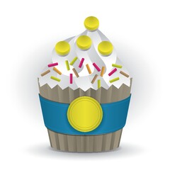 Canvas Print - cupcake