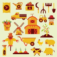 Wall Mural - agricultural collection