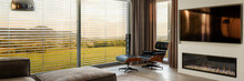 Luxury Designed Living Room, Panorama