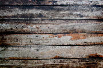 Dark old wooden plank background