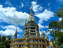 Pagoda Wat Tham Suea Chang Krabi Thailand