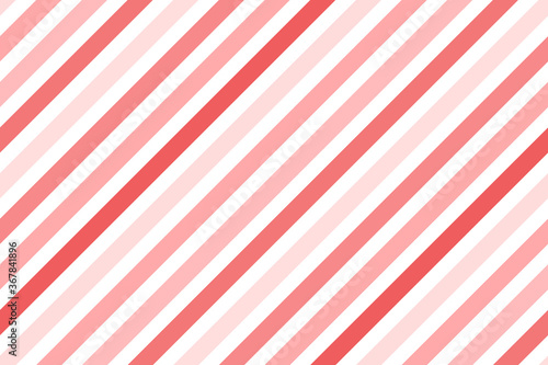 Cuadros en Lienzo Vector diagonal stripes pattern. Simple Christmas background