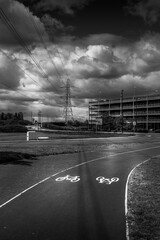 Wall Mural - empty parking lot