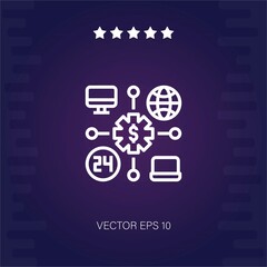 internet banking vector icon