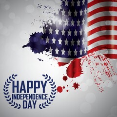 Wall Mural - us independence day