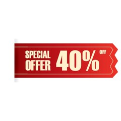 Sticker - special offer label