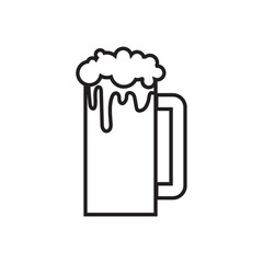 Poster - beer mug