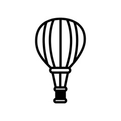 Canvas Print - hot air balloon silhouette