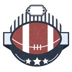 Sticker - american football label