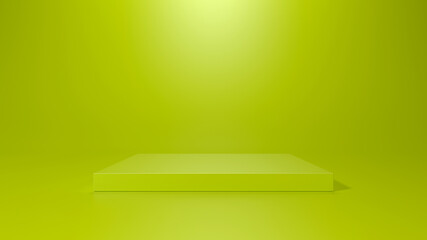 Wall Mural - 3d, 3d render, background, blank, design, display, empty, empty podium, exhibition, geometric, illustration, interior, isolated, light, object, pedestal, place, platform, podium, presentation, product