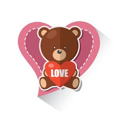 Poster - love teddy