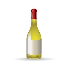 Canvas Print - wine bottle