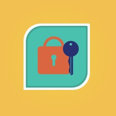 Poster - lock and key