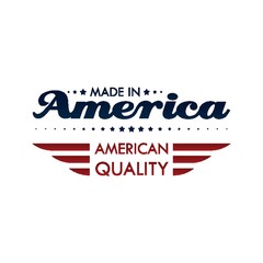 Sticker - usa label