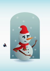 Poster - snowman