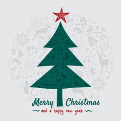 Canvas Print - christmas tree