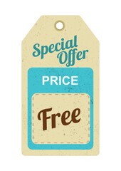 Sticker - special offer tag