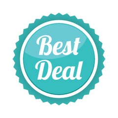 Sticker - best deal sale label