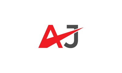 Wall Mural - Joint AJ A J logo.