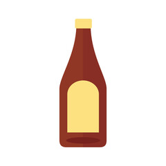 Wall Mural - beer bottle drink flat style icon