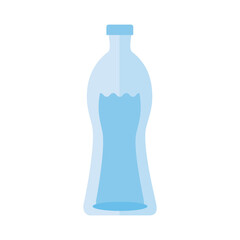 Poster - water bottle drink flat style icon