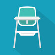 high chair icon- vector illustration