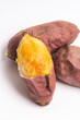 Japan Roasted Sweet Potato isolated (yaki imo) on white background