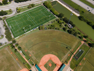 Wall Mural - Aerial Urban Photography from South Florida.