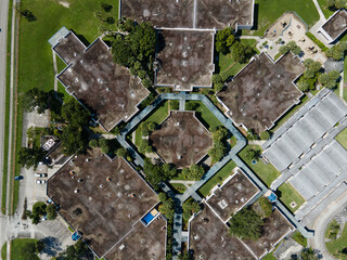 Wall Mural - Aerial Urban Photography from South Florida.