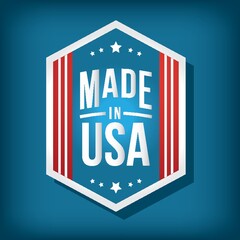 Canvas Print - made in usa label