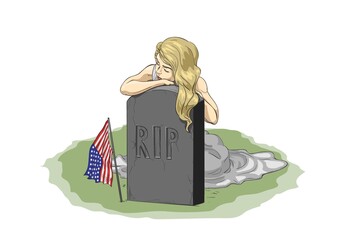 Sticker - memorial day