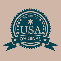 Canvas Print - made in usa label