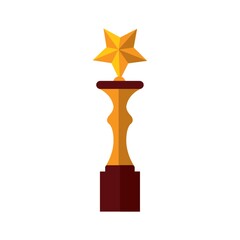 Sticker - star trophy