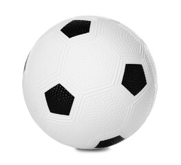 Soccer ball on white background