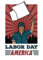 Poster - happy labor day wallpaper