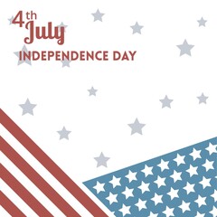 Wall Mural - america independence day background