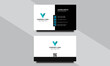 © Tajrian - black white business card template