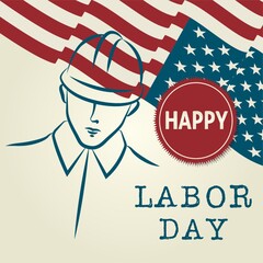 Poster - happy labor day poster