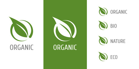 Organic leave logo