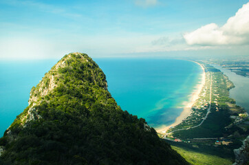 Vista al mare da Monte Circeo