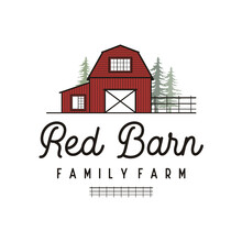 Vintage Retro Rustic Barn Logo Design