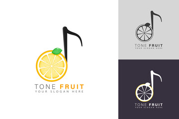 Wall Mural - Fruit tone logo design